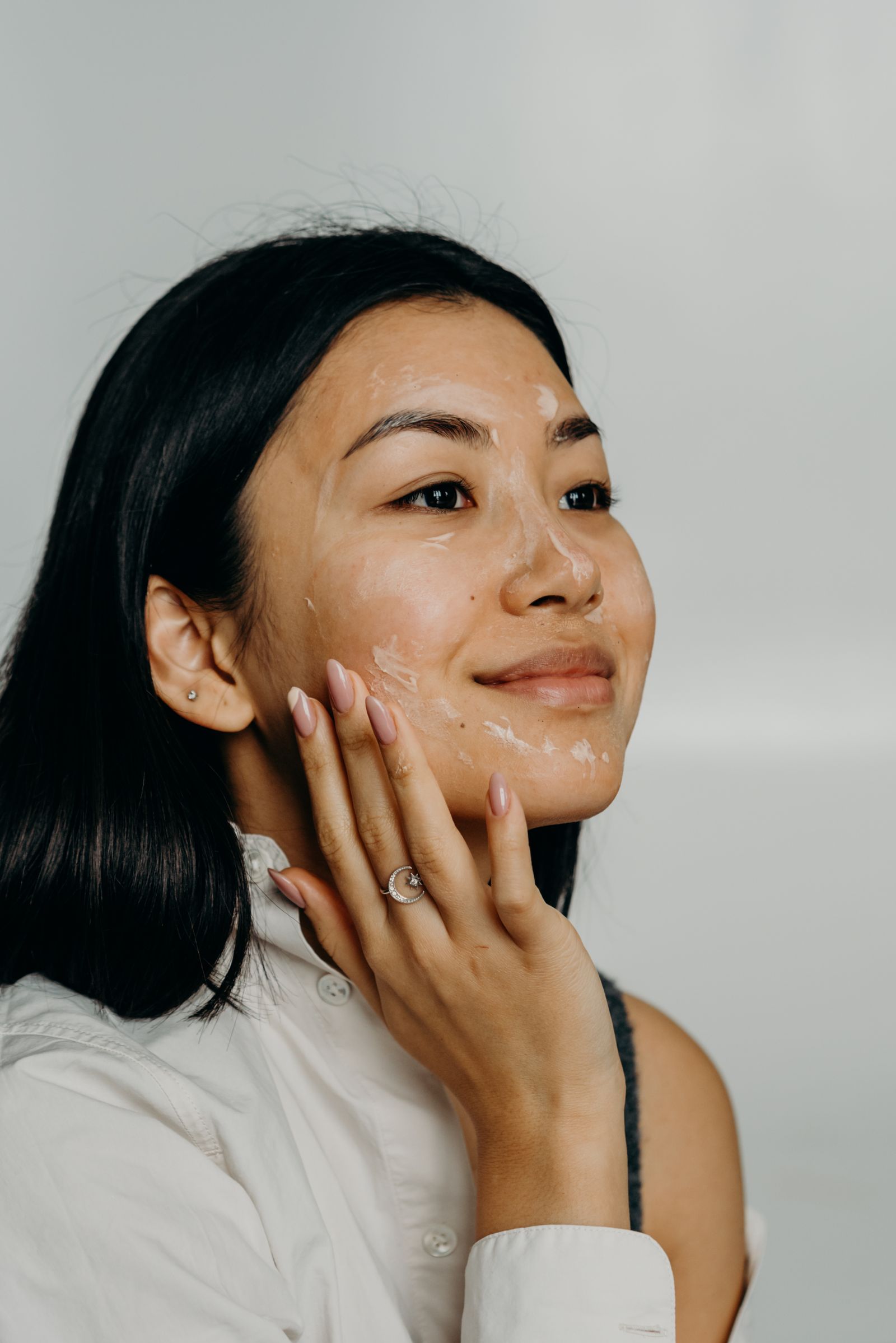 Applying Sydney Ann skincare